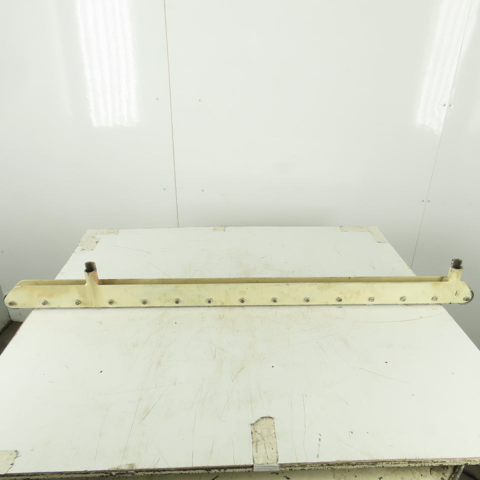 54-1/2" Conveyor Shake Wheel Side Roller Guide Assembly