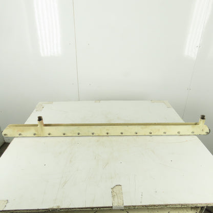 54-1/2" Conveyor Shake Wheel Side Roller Guide Assembly