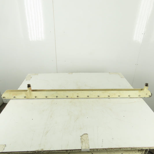 54-1/2" Conveyor Shake Wheel Side Roller Guide Assembly