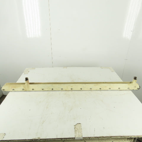 54-1/2" Conveyor Shake Wheel Side Roller Guide Assembly