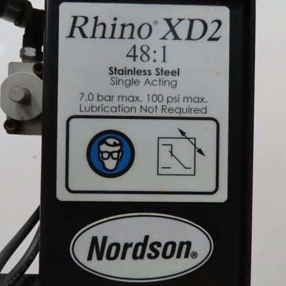 Nordson 9009512 SD2-373833121 Rhino Bulk Unloader Pneumatic Drum Pump Assembly