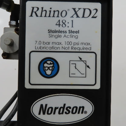 Nordson 9009512 SD2-373833121 Rhino Bulk Unloader Pneumatic Drum Pump Assembly