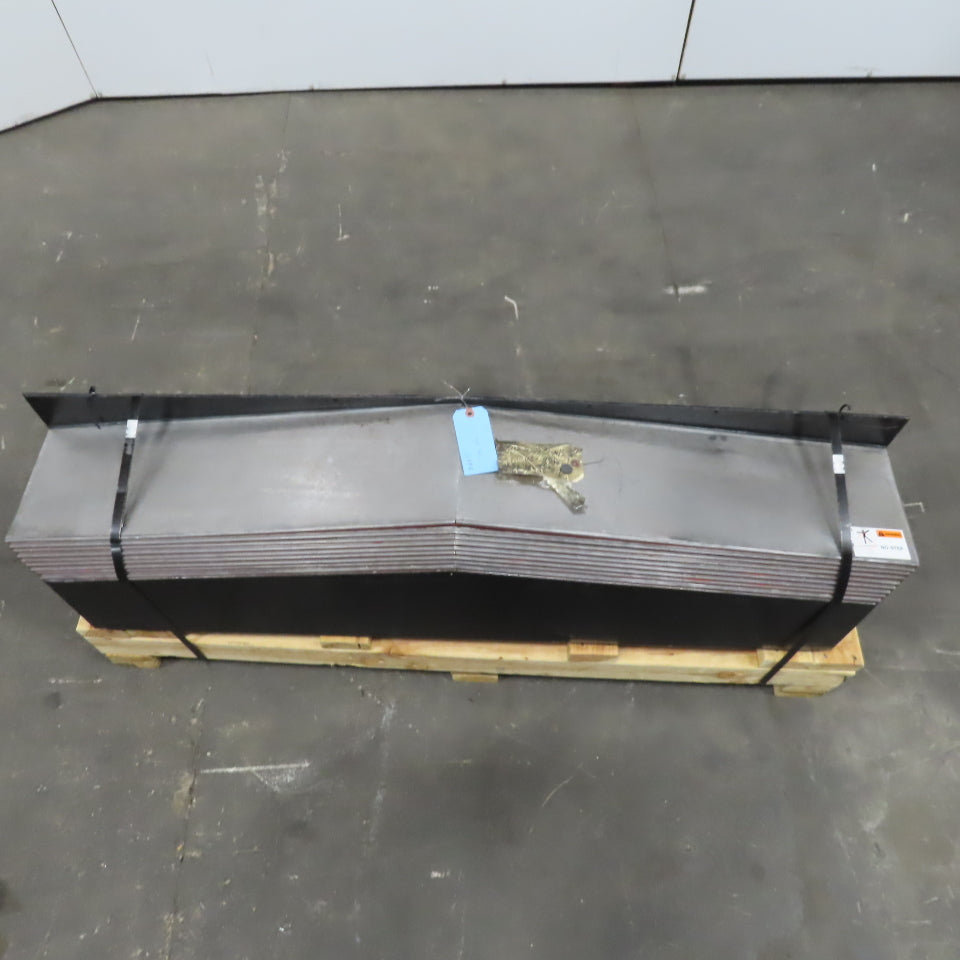 Metal in Motion Telescopic Steel Machine Way Cover 75" Extended 55-1/2" Wide