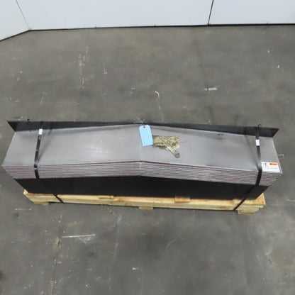 Metal in Motion Telescopic Steel Machine Way Cover 75" Extended 55-1/2" Wide