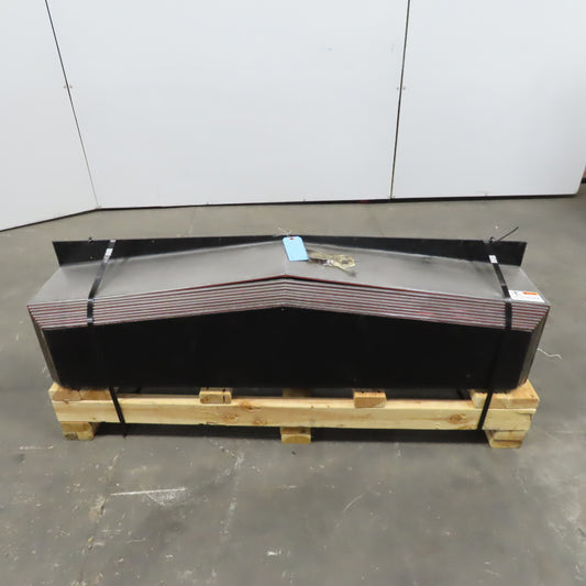 Metal in Motion Telescopic Steel Machine Way Cover 75" Extended 55-1/2" Wide