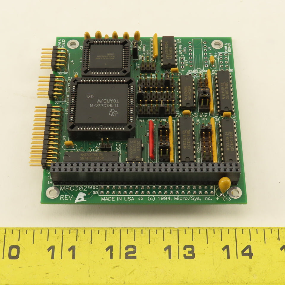 Micro/Sys MCP302 Dual RS232 LPT Interface Circuit Communication Board