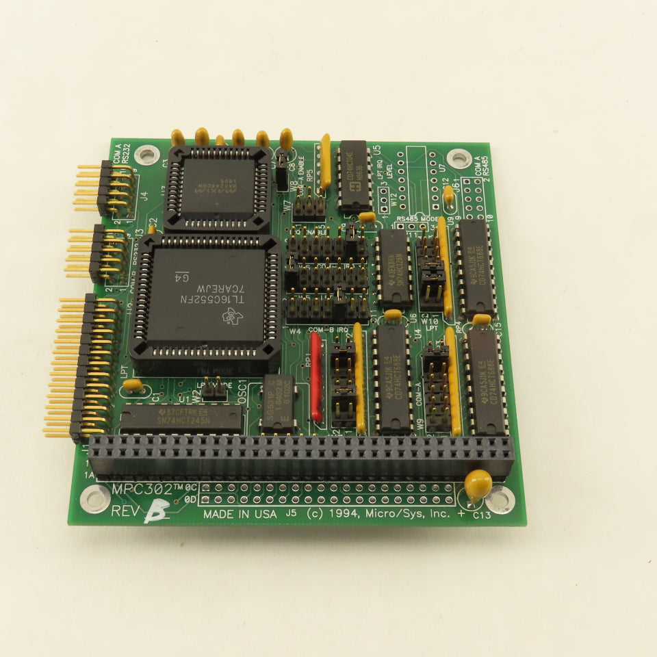 Micro/Sys MCP302 Dual RS232 LPT Interface Circuit Communication Board
