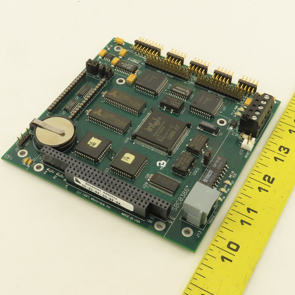 Micro/Sys SBC0386EX 386EX CPU 25MHz Ethernet Interface Horiba