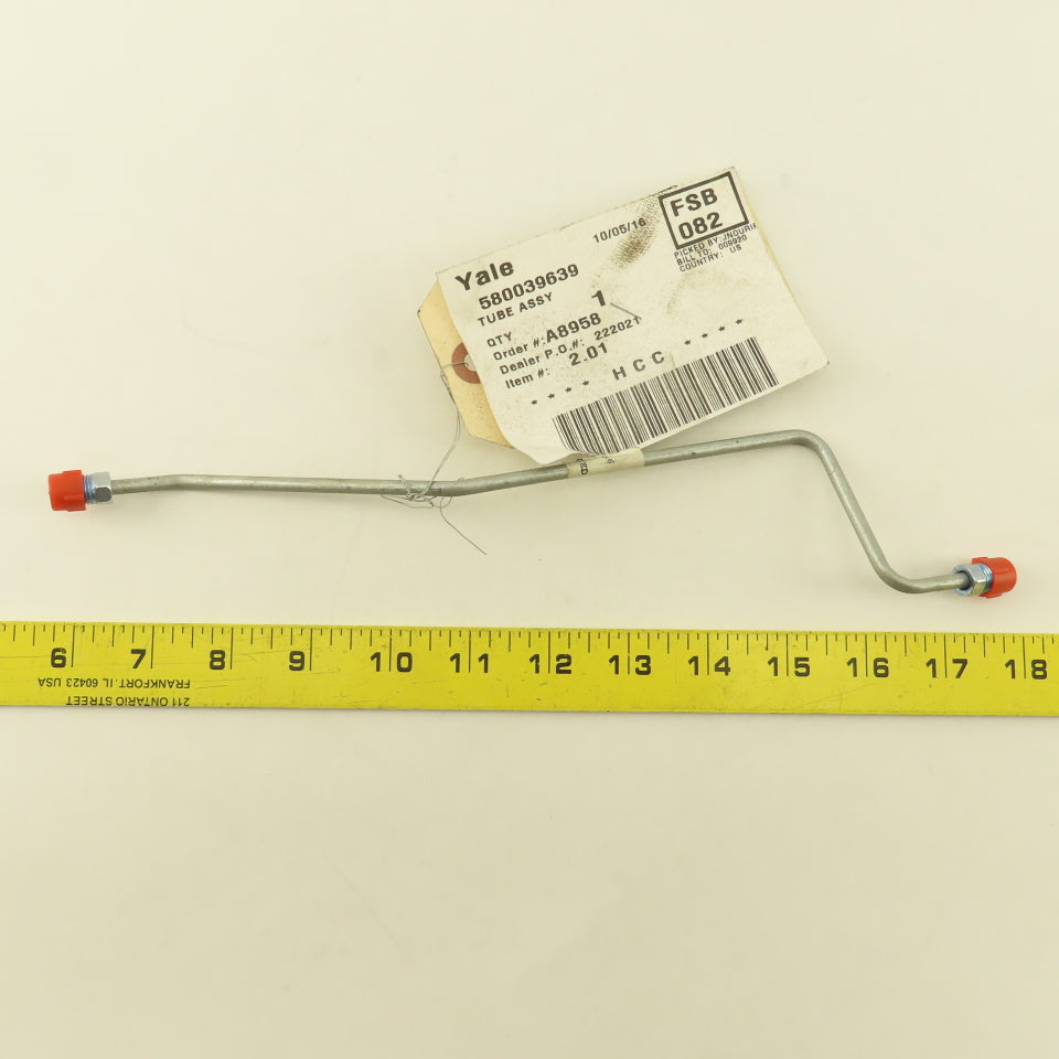 Yale 580039639 Left Side Brake Tube OEM