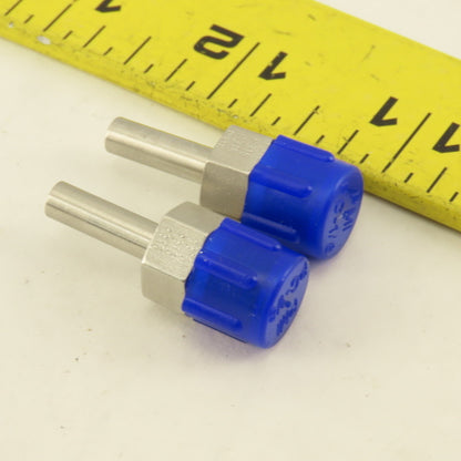 Parker 3-2 T2HF-SS 1/8" NPT x 3/16" OD Stem Tube Fitting Stainless Steel Lot / 2