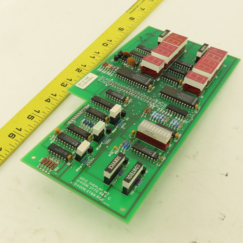 General Eastern D 4006 2770 Hygrometer M2 Display Circuit Board
