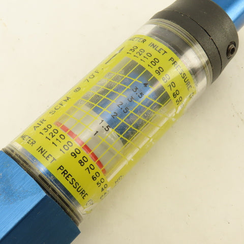 Omega FL-2904 1/4" Port Flow Gauge 1-4 SCFM @ 40-130 PSIG  600PSI MAX