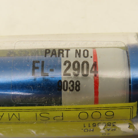 Omega FL-2904 1/4" Port Flow Gauge 1-4 SCFM @ 40-130 PSIG  600PSI MAX
