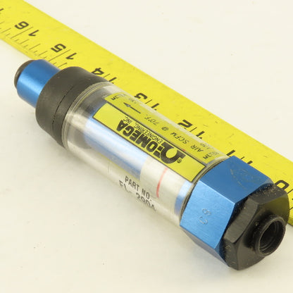 Omega FL-2904 1/4" Port Flow Gauge 1-4 SCFM @ 40-130 PSIG  600PSI MAX