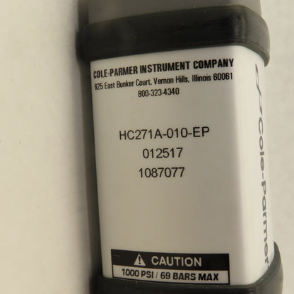 Cole Parmer HC271A-010-EP 1/4" NPT Flow Meter 10 SCFM Air