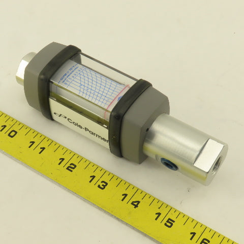 Cole Parmer HC271A-010-EP 1/4" NPT Flow Meter 10 SCFM Air