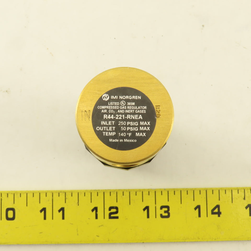 Norgren R44-221-RNEA 1/4" Inert Gas Air CO2 Pressure Regulator 250PSI-50PSI MAX