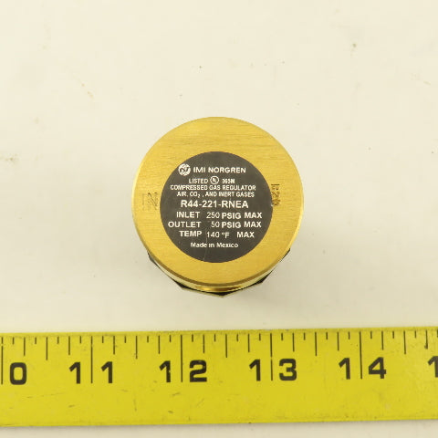 Norgren R44-221-RNEA 1/4" Inert Gas Air CO2 Pressure Regulator 250PSI-50PSI MAX