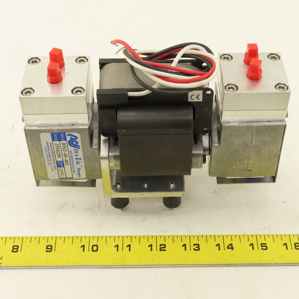 Air Dimensions Inc. B162-AP-AA1 Dia-Vac Vacuum Pump 110/220V