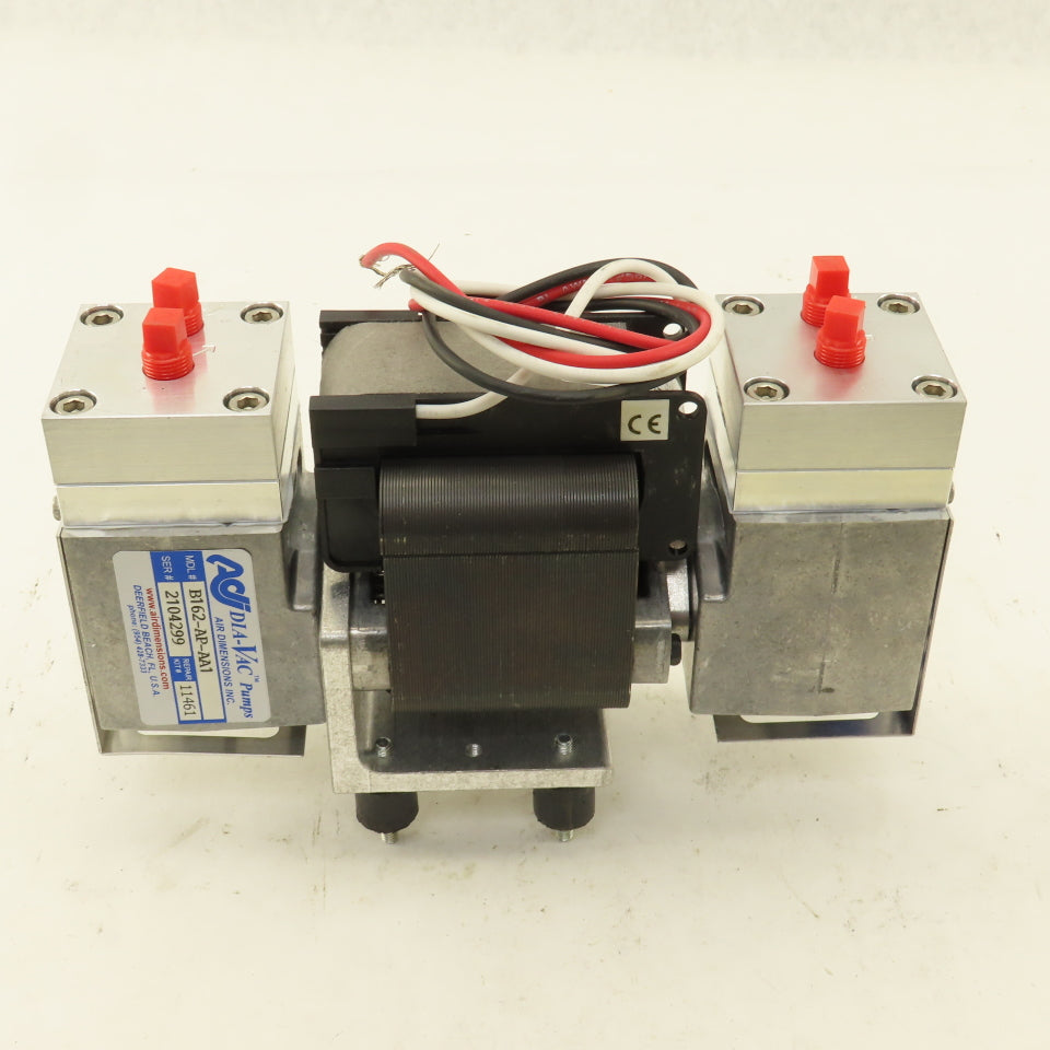 Air Dimensions Inc. B162-AP-AA1 Dia-Vac Vacuum Pump 110/220V