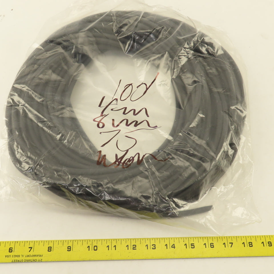 4mm ID x 8mm OD Rubber Laboratory Transfer Pump Tube 100'