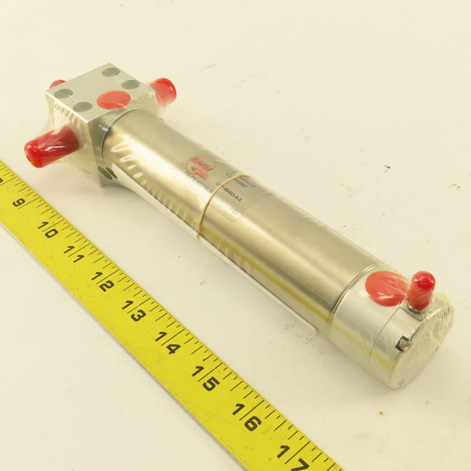Bimba CPF-00493-A-5 Pneumatic Cylinder W/Cylinder Position Sensor 5" Stroke