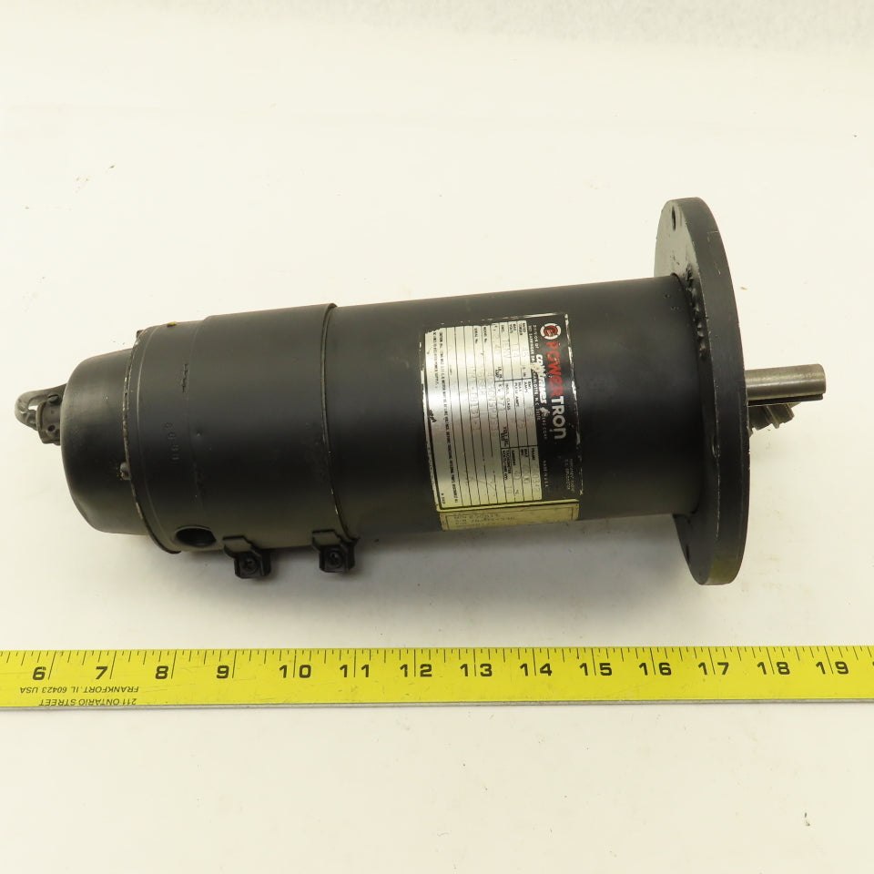 Powertron Contraves 403CNSP0S34 Permanent Magnet Servo Motor 400 RPM 114V