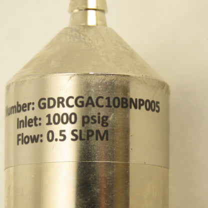 Argus Hazco GDRCGAC10BNP005 Precision Calibration Gas Pressure Control Valve