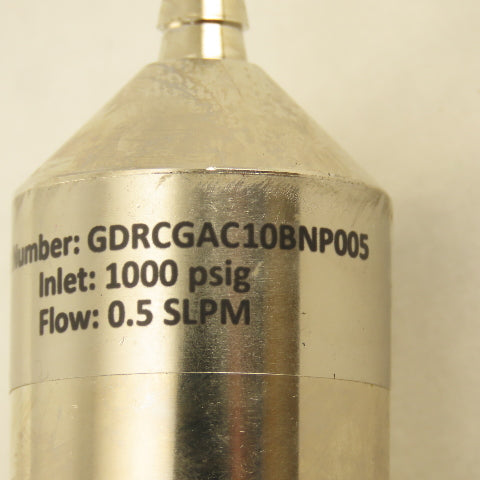 Argus Hazco GDRCGAC10BNP005 Precision Calibration Gas Pressure Control Valve