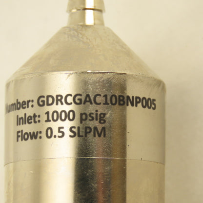 Argus Hazco GDRCGAC10BNP005 Precision Calibration Gas Pressure Control Valve