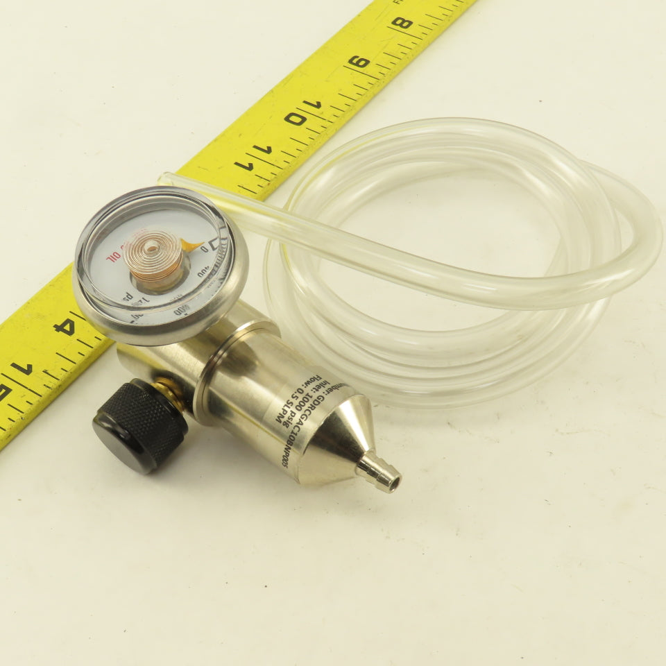 Argus Hazco GDRCGAC10BNP005 Precision Calibration Gas Pressure Control Valve