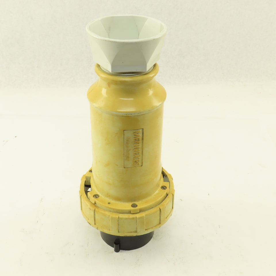 Arrow Hart AH4100P5W 100 AMP 3 Pole 4 Wire 3 Phase 600V Male Pin Plug & Sleeve