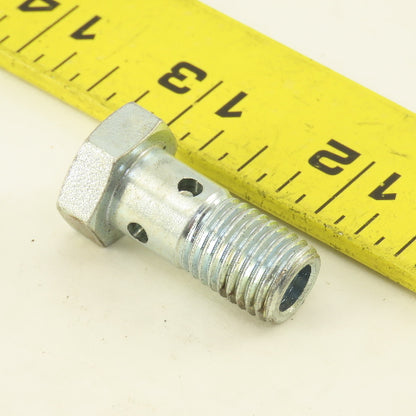 M12-1.5 Metric Hex Head Hollow Banjo Bolt Fuel Inlet 32mm OAL