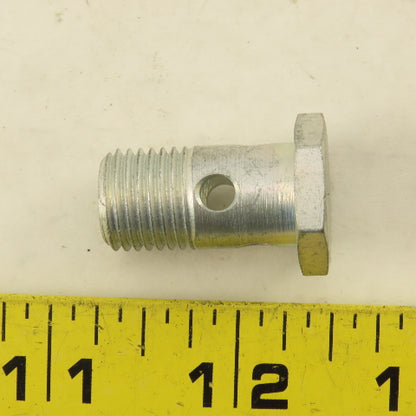 M14-1.5 Metric Hollow Hex Head Banjo Bolt 30mm OAL 19mm Between Flats