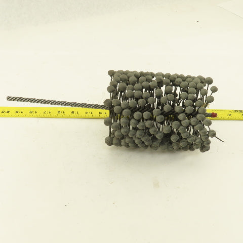4" Bore Dia. Fine Grit Silicone Carbide Flexible Hone 6" Length 14" OAL