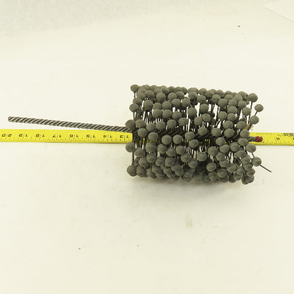 4" Bore Dia. Fine Grit Silicone Carbide Flexible Hone 6" Length 14" OAL