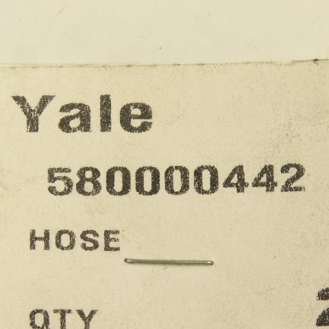 Yale 580000442 Forklift Hose OEM NIB Lot Of 2