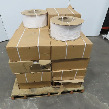 3/16" x 0.0210 T Poly Thermal Package Box Banding Strap 8" x 8" Core Lot Of 18