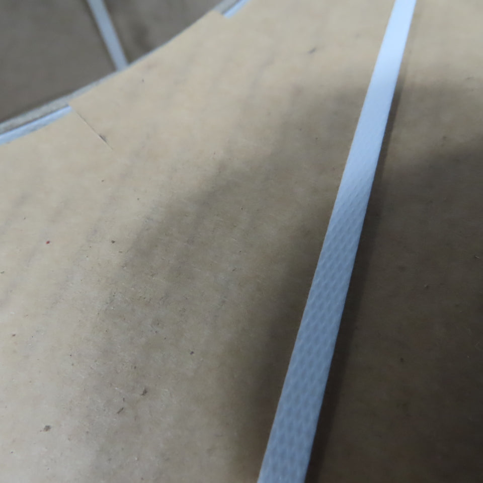 3/16" x 0.0210 T Poly Thermal Package Box Banding Strap 8" x 8" Core Lot Of 18