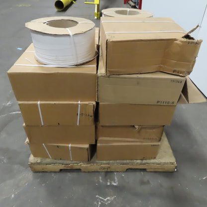 3/16" x 0.0210 T Poly Thermal Package Box Banding Strap 8" x 8" Core Lot Of 18