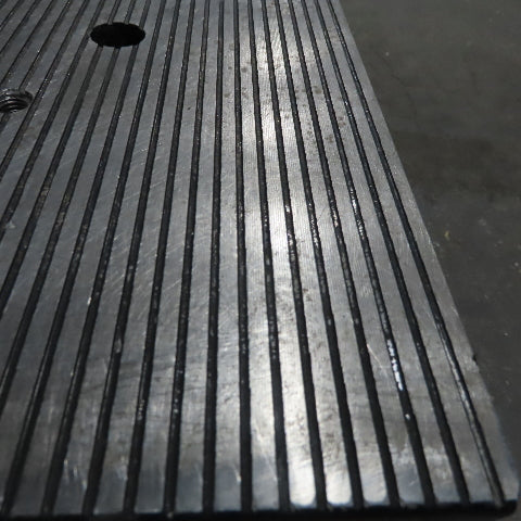 36-3/8" x 62-1/4" Steel Plate 4" Thick Shallow Grooves