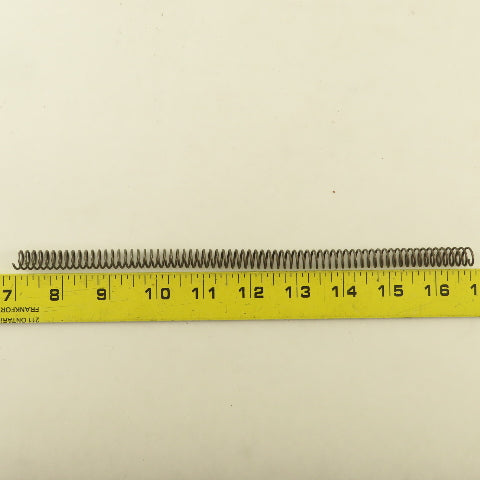 Raymond 21/64" ID x 7/16" OD Compression Spring 3/64" Round Wire 10" OAL Lot/21
