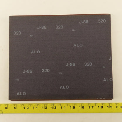 Norton ALO 86 320 Grit Aluminum Oxide Cloth Sanding Paper 11" x 9" Lot Of 29