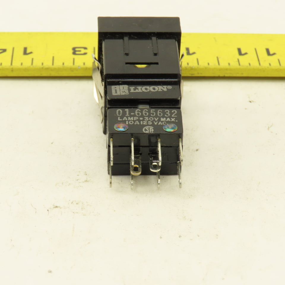 Licon 01-665632 30V Lamp 125/250VAC Switch Assembly