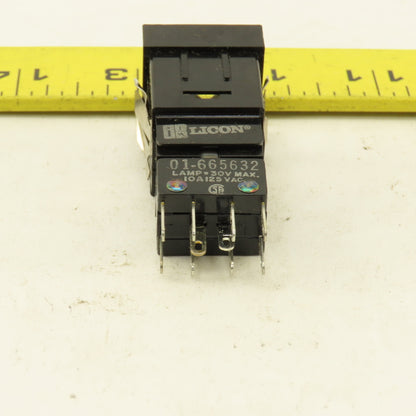 Licon 01-665632 30V Lamp 125/250VAC Switch Assembly