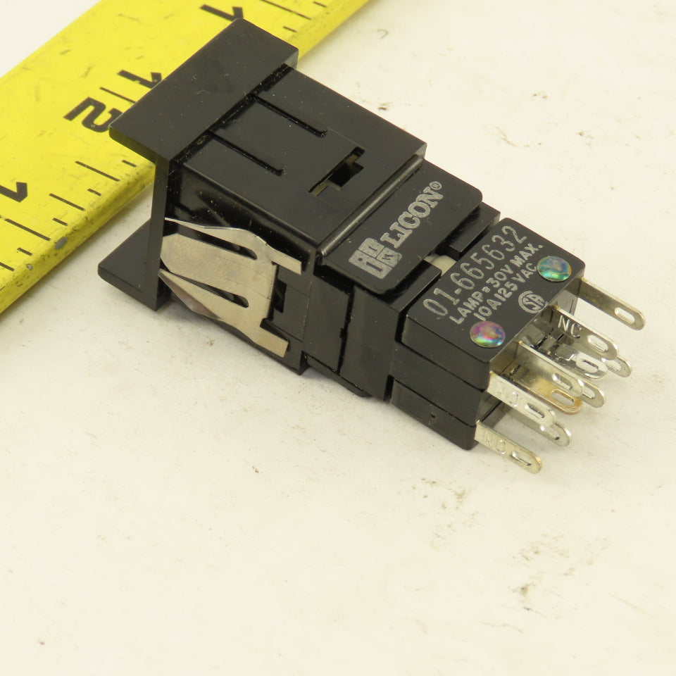 Licon 01-665632 30V Lamp 125/250VAC Switch Assembly