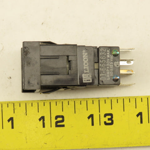 Licon 01-665632 30V Lamp 125/250VAC Switch Assembly