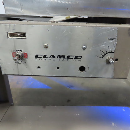 Clamco 110-20 115V Semiautomatic Conveyor Heat Shrink L-Bar Sealer 15" x 20"