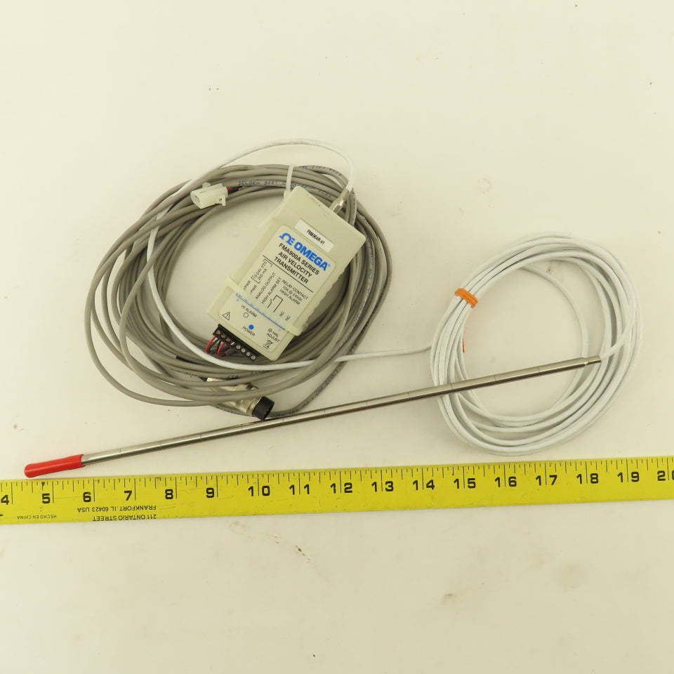 Omega FMA904R-V1 15-24V Air Velocity Transmitter 0-5000 FPM