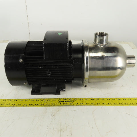 CNP CHL16-20LSLSR Stainless Steel Horizontal Multistage Centrifugal Pump 480V